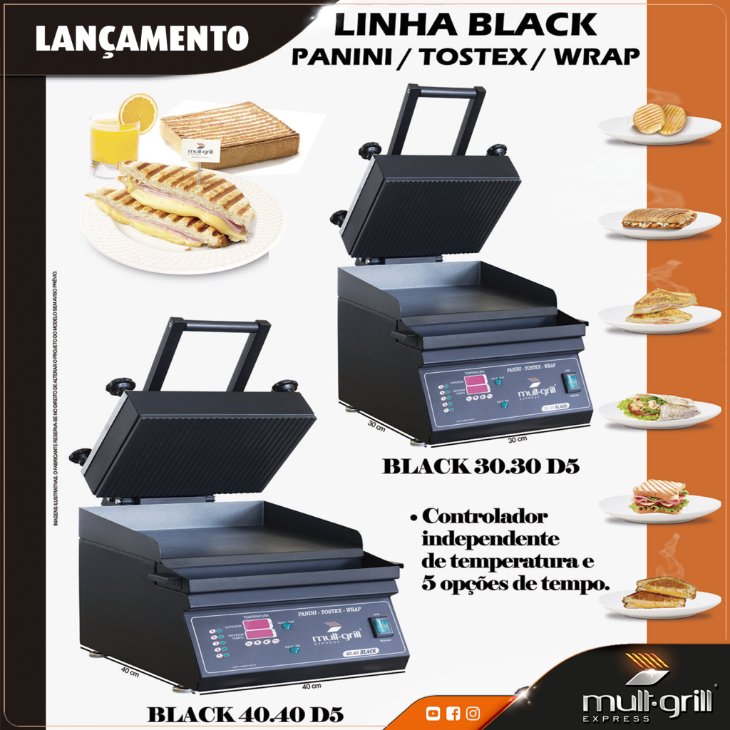 linha-black-panini-tostex-mult-grill-cafeteria-padaria