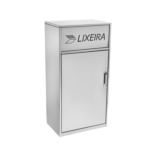 LIXEIRA INOX G BASCULANTE